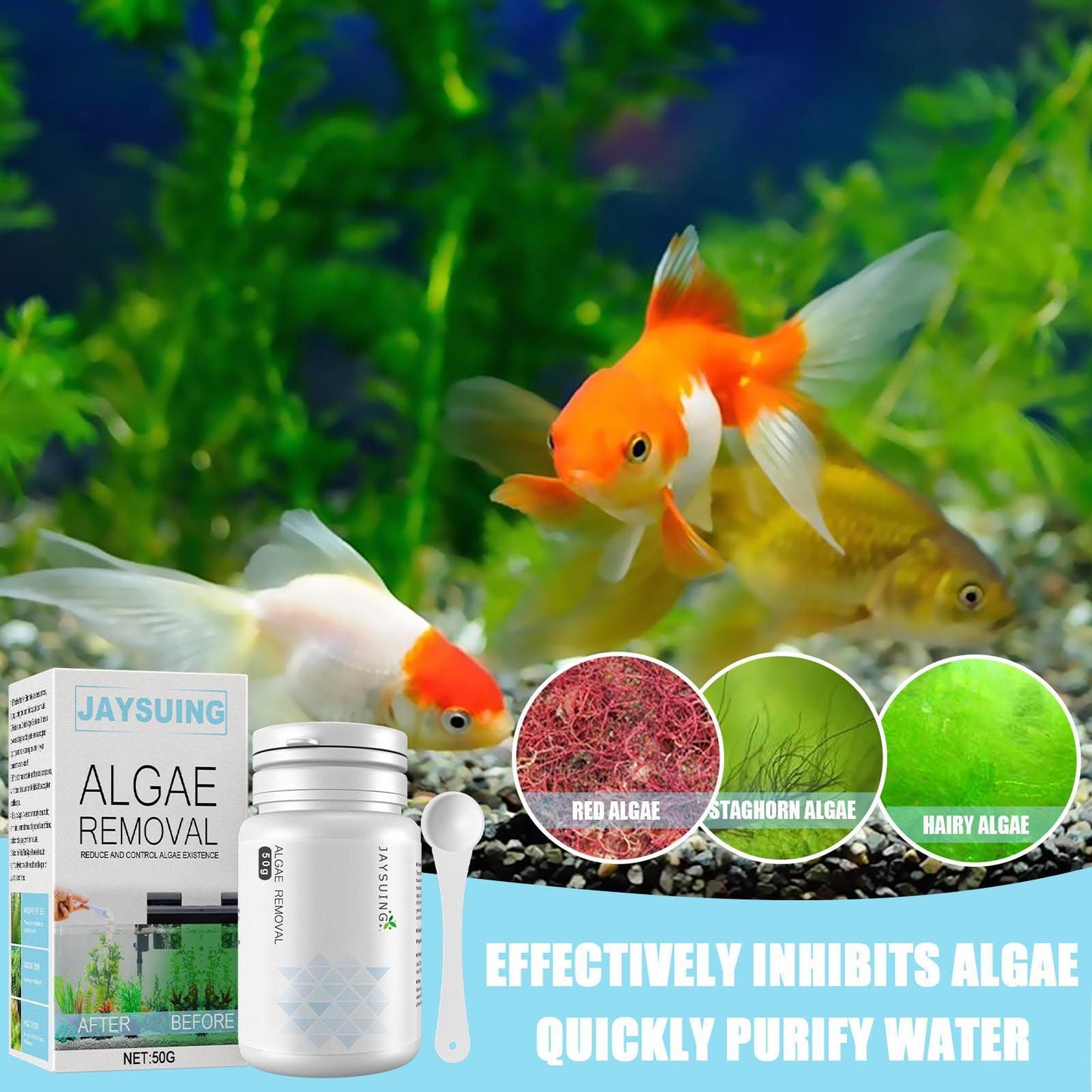 Algae and moss remover